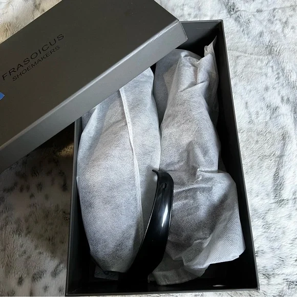 New Men’s Brown Leather Oxford Dress Shoes sz 7 / 38 - Picture 13 of 13